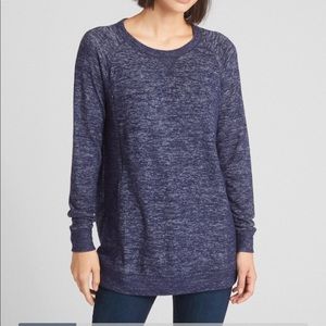 Maternity Marled Nursing Pullover Sweatshirt